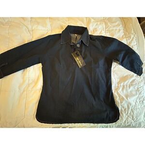 NEW~ Glod 3/4 sleeve Lightweight Denim Shirt S